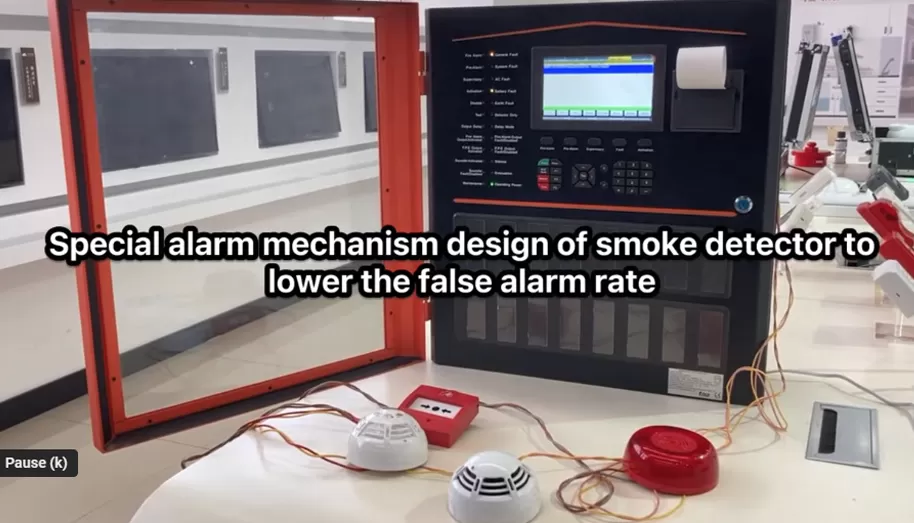 TX7 Addressable Fire Alarm System Smoke Detector Testing